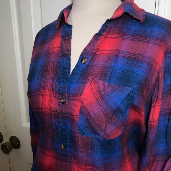 AEO vintage boyfriend flannel size small - Picture 2 of 6